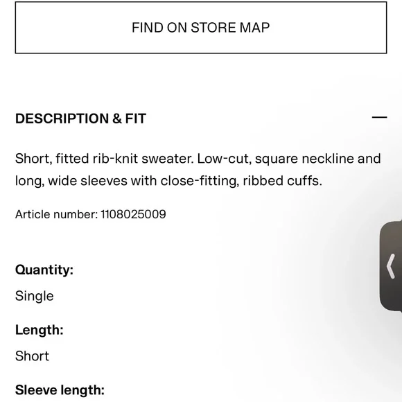 Cream Fine Rib Knit Sweater - Picture 9 of 10